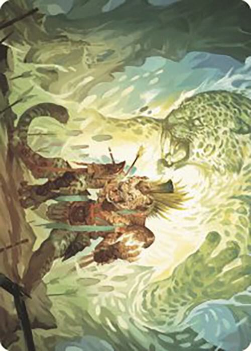 Might of the Ancestors Art Card 2 card from Art Series: The Lost Caverns of Ixalan