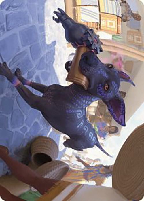 Mischievous Pup Art Card 3 card from Art Series: The Lost Caverns of Ixalan