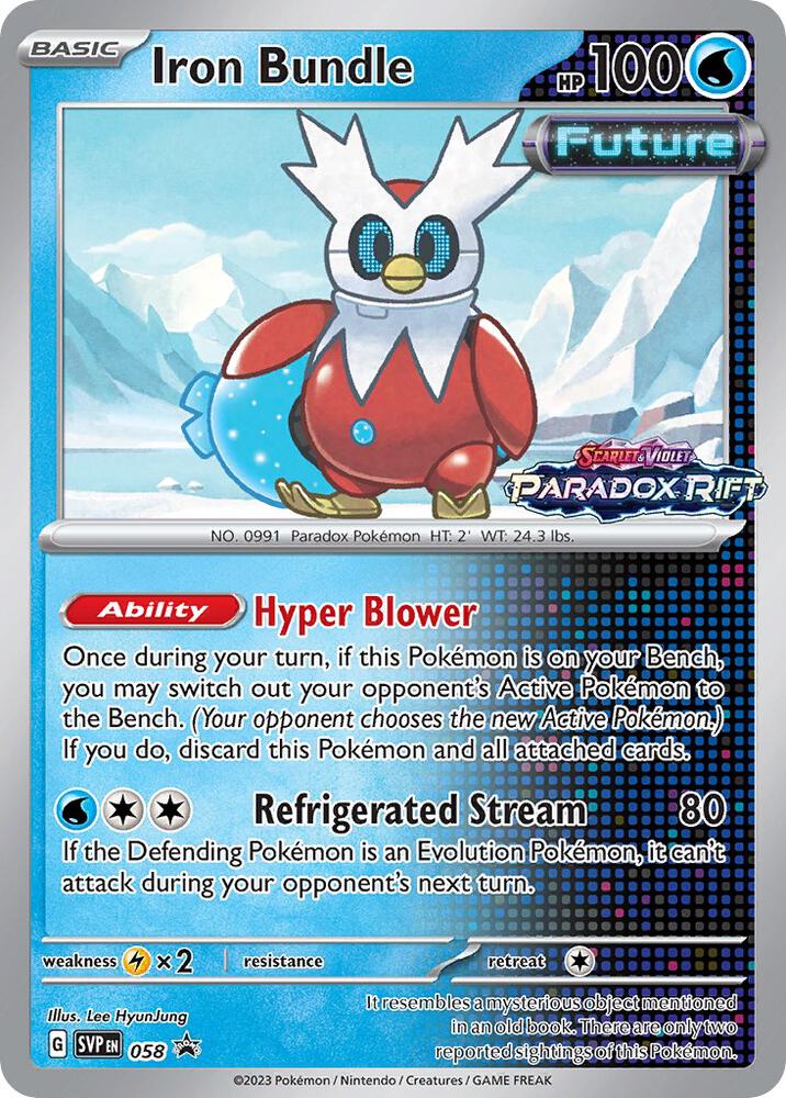Iron Bundle (Prerelease) 058 card from SV: Scarlet & Violet Promo Cards