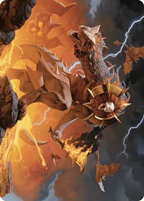 Ojer Axonil, Deepest Might Art Card (20/81) card from Art Series: The Lost Caverns of Ixalan