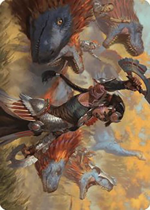 Huatli, Poet of Unity Art Card 27 card from Art Series: The Lost Caverns of Ixalan
