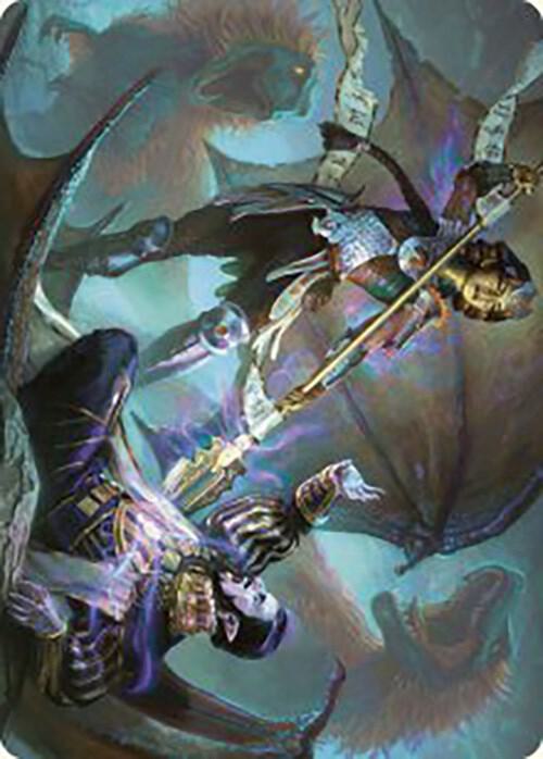 Huatli's Final Strike Art Card 28 card from Art Series: The Lost Caverns of Ixalan