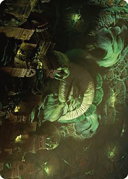 The Mycotyrant Art Card 35 card from Art Series: The Lost Caverns of Ixalan