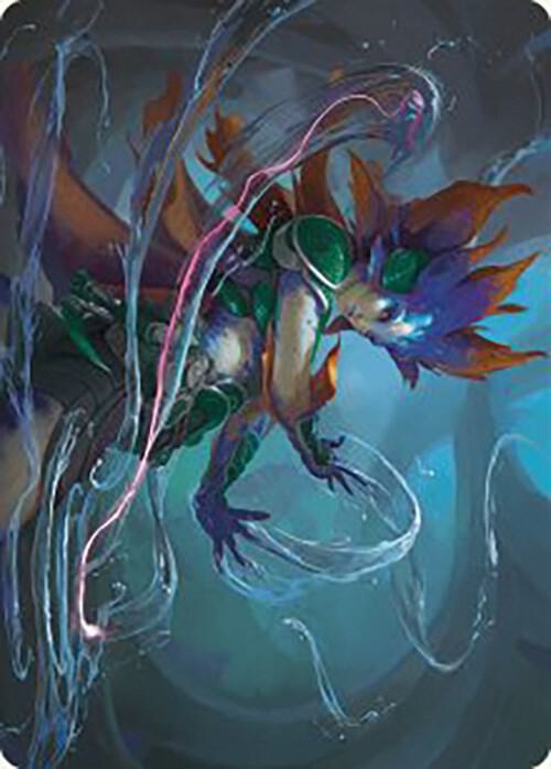 Nicanzil, Current Conductor Art Card 36 card from Art Series: The Lost Caverns of Ixalan