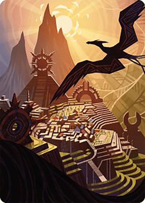 Plains Art Card 44 card from Art Series: The Lost Caverns of Ixalan