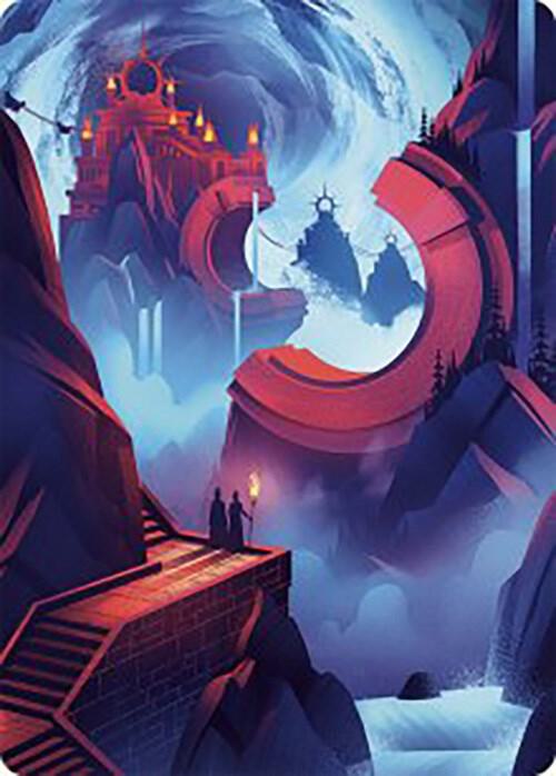 Mountain Art Card 45 card from Art Series: The Lost Caverns of Ixalan