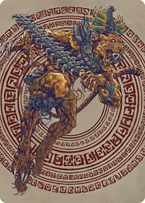 Sovereign Okinec Ahau Art Card 53 card from Art Series: The Lost Caverns of Ixalan