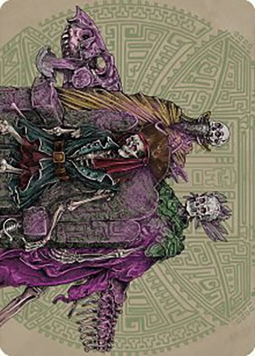 Throne of the Grim Captain Art Card 55 card from Art Series: The Lost Caverns of Ixalan