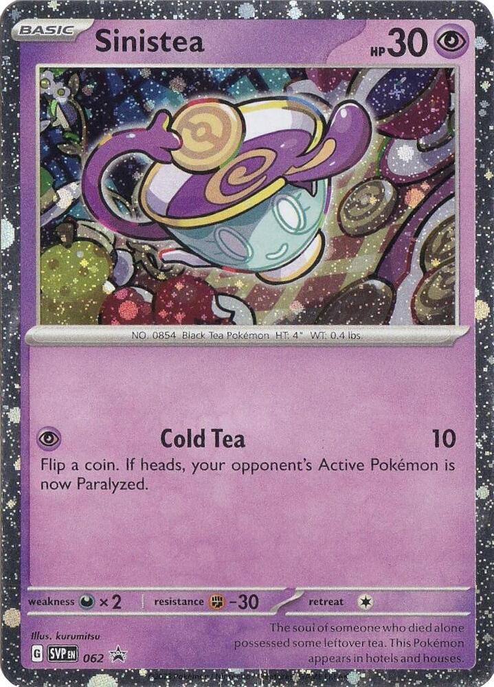 Sinistea 062 card from SV: Scarlet & Violet Promo Cards
