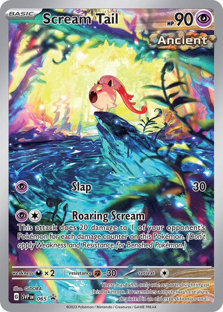 Scream Tail 065 card from SV: Scarlet & Violet Promo Cards