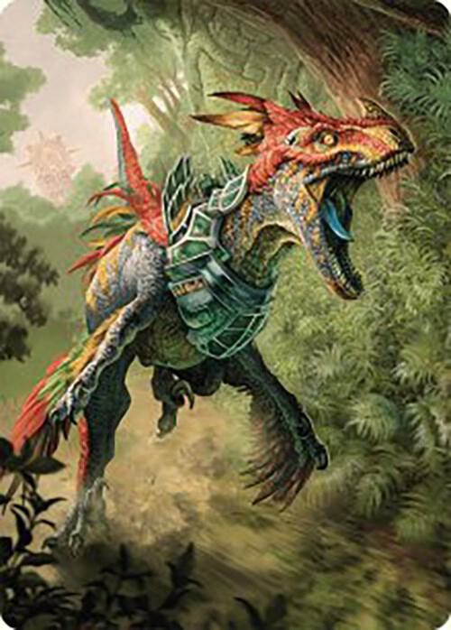 Dinosaur Token Art Card 67 card from Art Series: The Lost Caverns of Ixalan