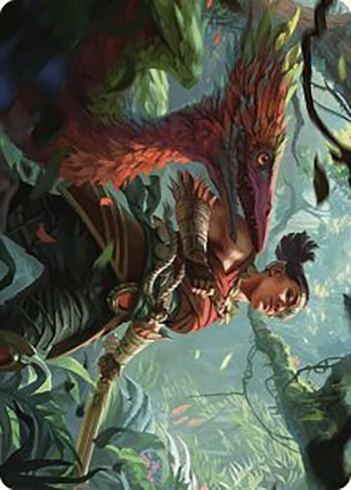 Wayta, Trainer Prodigy Art Card 71 card from Art Series: The Lost Caverns of Ixalan