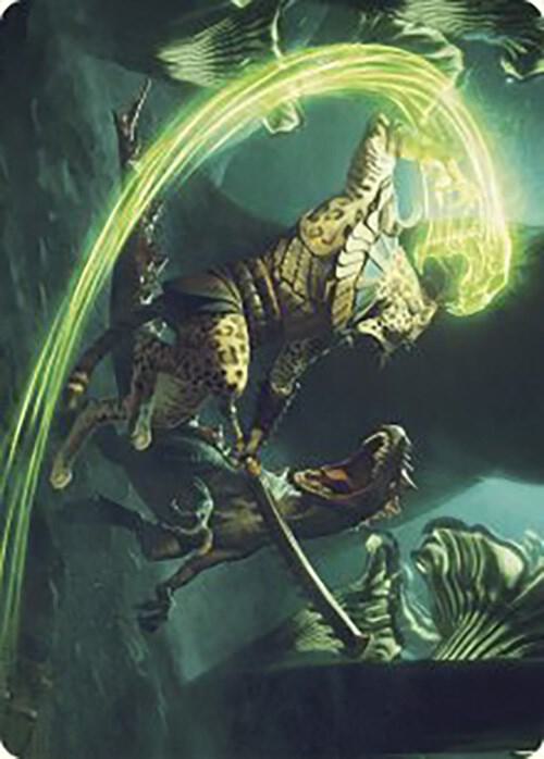 Contest of Claws Art Card 72 card from Art Series: The Lost Caverns of Ixalan