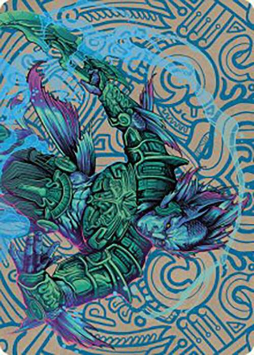 Hakbal of the Surging Soul Art Card 74 card from Art Series: The Lost Caverns of Ixalan