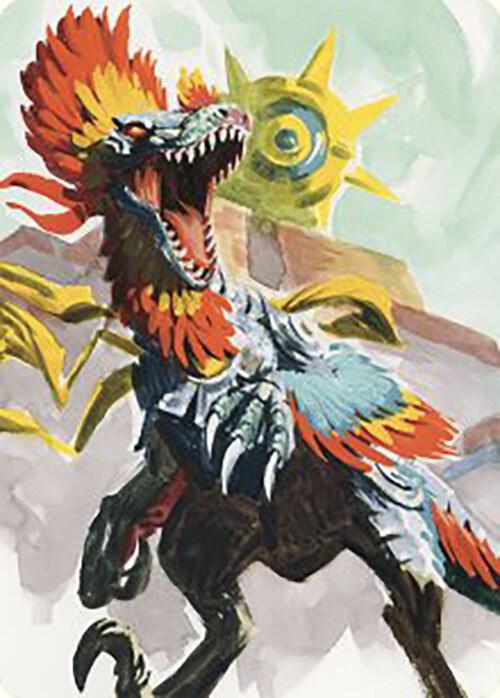 Pantlaza, Sun-Favored Art Card 75 card from Art Series: The Lost Caverns of Ixalan
