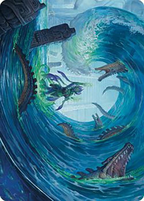 Wave Goodbye Art Card 76 card from Art Series: The Lost Caverns of Ixalan