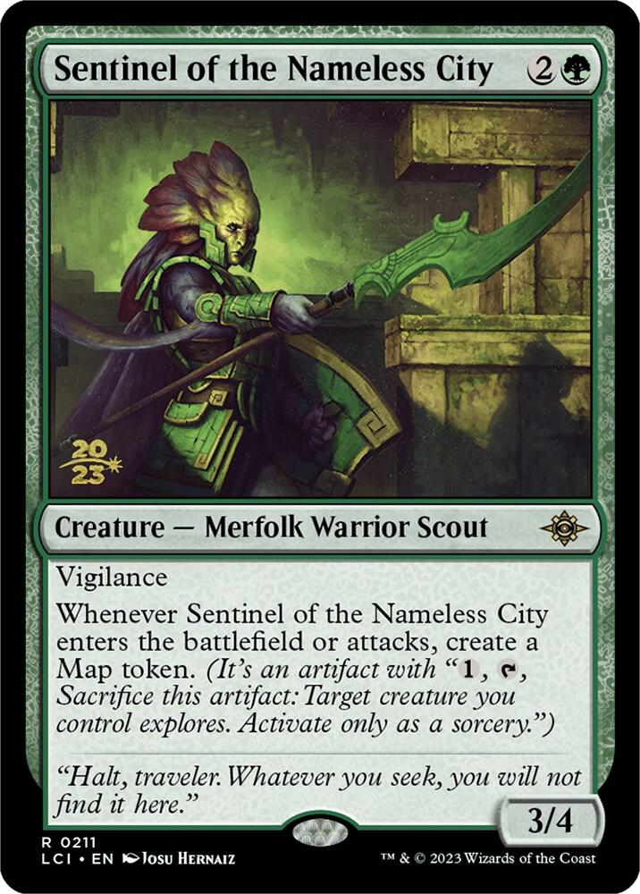 Sentinel of the Nameless City 211 card from Prerelease Cards