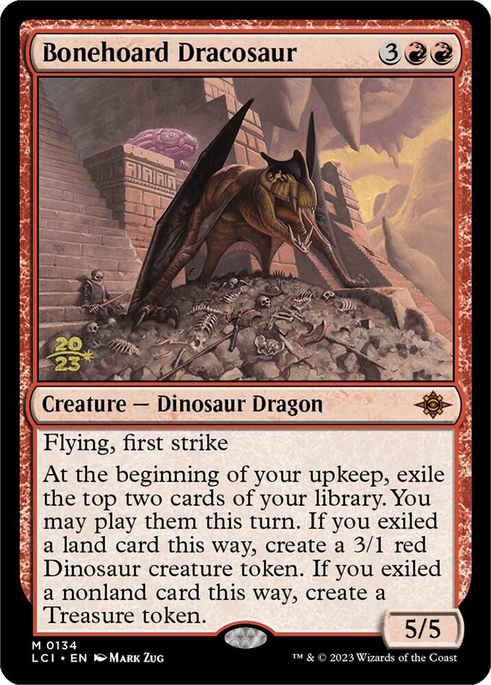 Bonehoard Dracosaur 134 card from Prerelease Cards