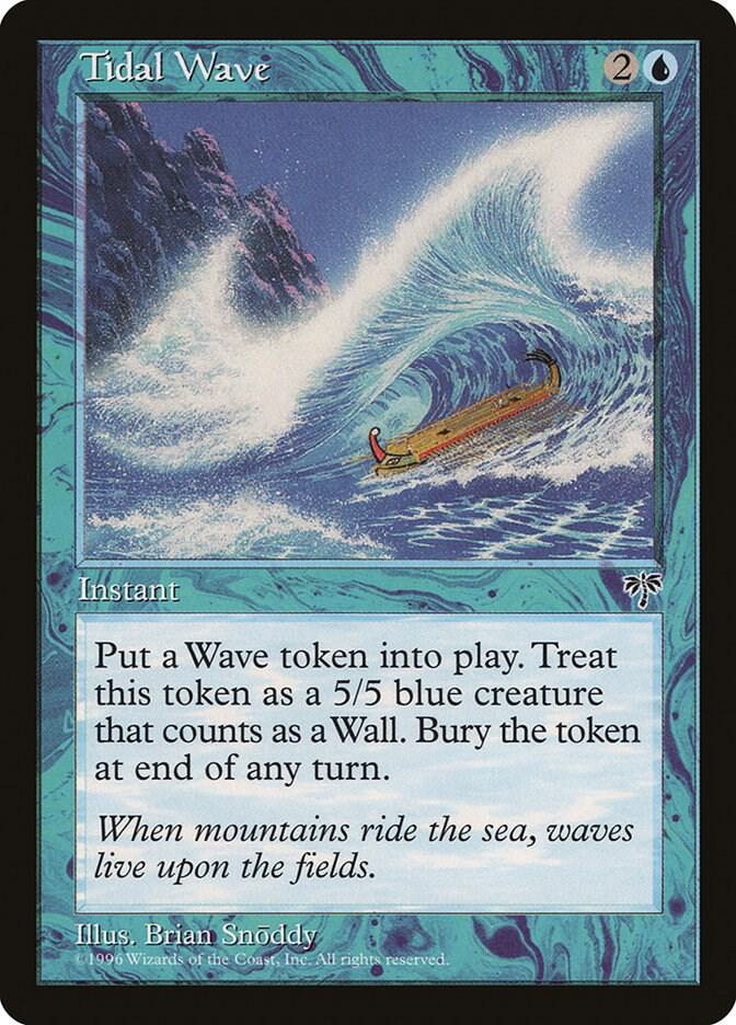 Tidal Wave card from Mirage