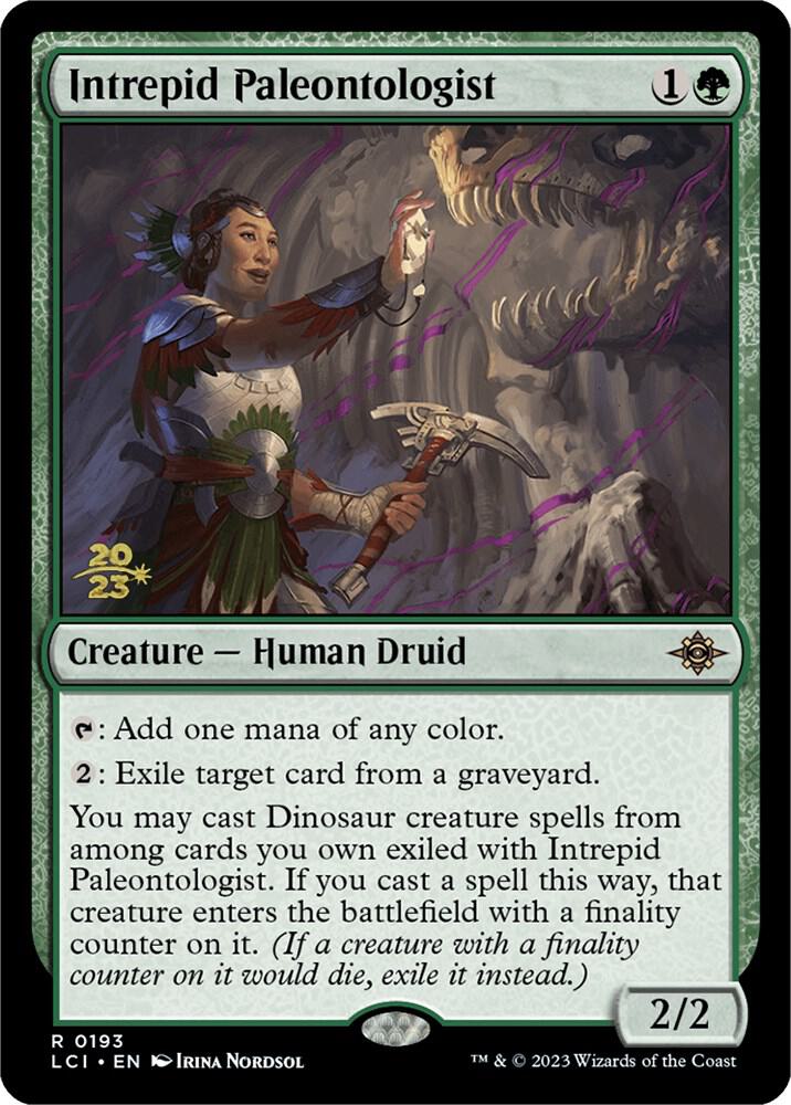 Intrepid Paleontologist 193 card from Prerelease Cards