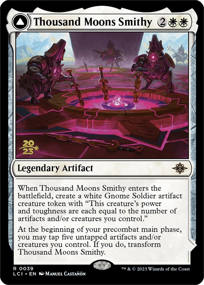 Thousand Moons Smithy 39 card from Prerelease Cards