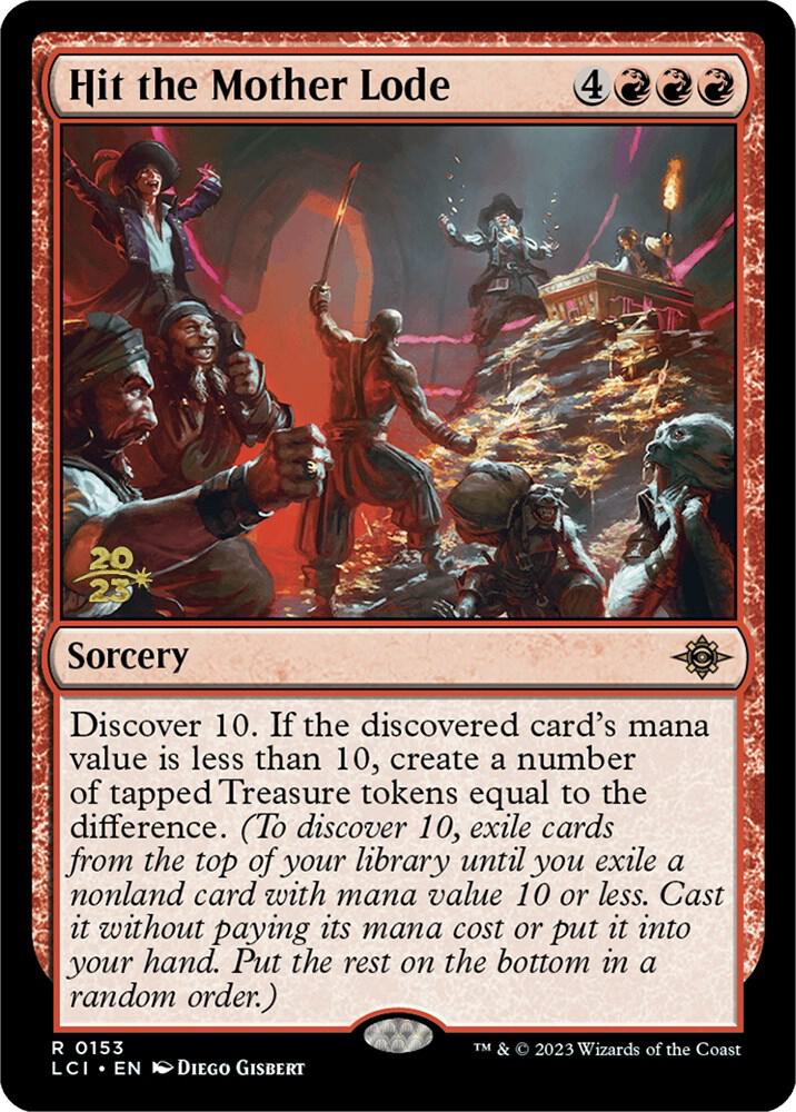 Hit the Mother Lode 153 card from Prerelease Cards
