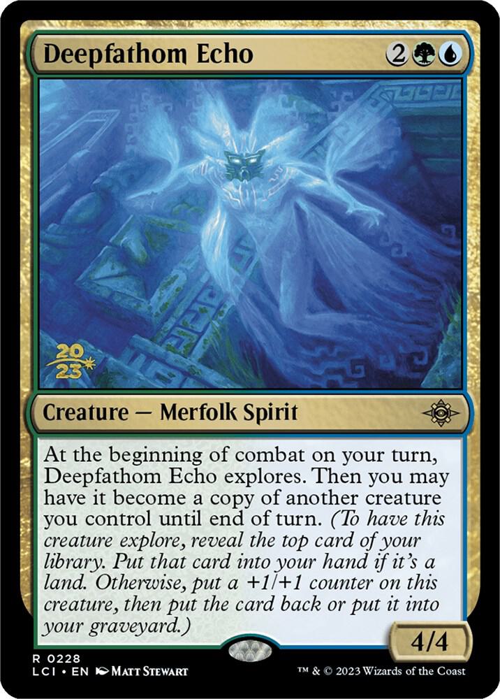 Deepfathom Echo 228 card from Prerelease Cards