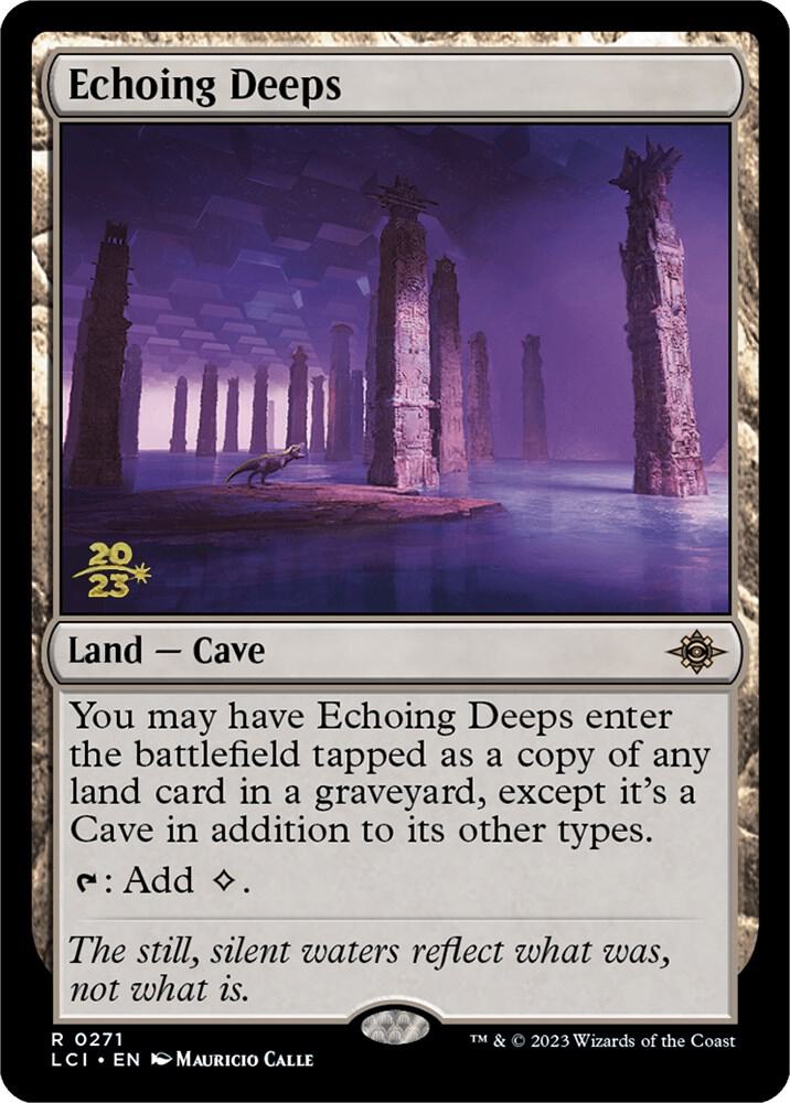 Echoing Deeps 271 card from Prerelease Cards