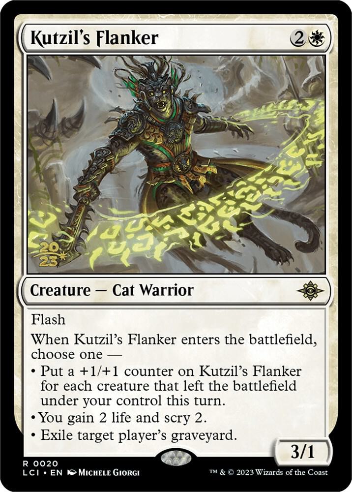 Kutzil's Flanker 20 card from Prerelease Cards