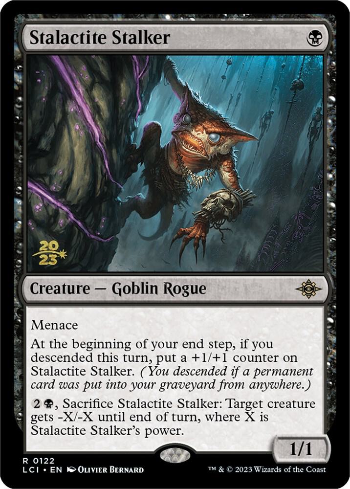 Stalactite Stalker 122 card from Prerelease Cards