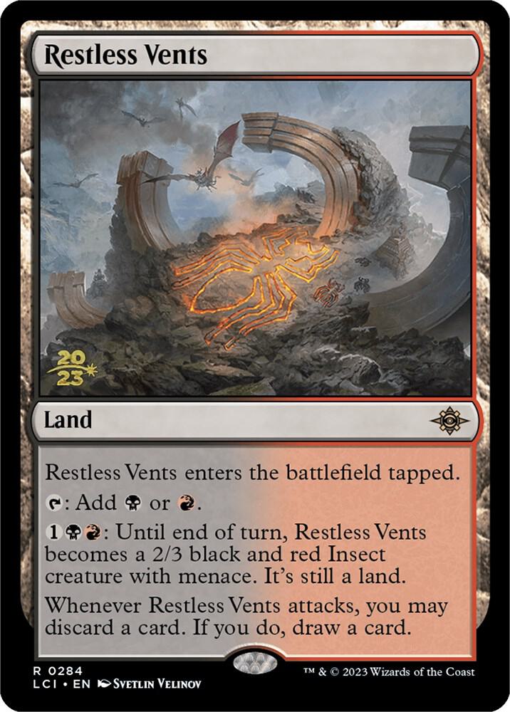 Restless Vents 284 card from Prerelease Cards