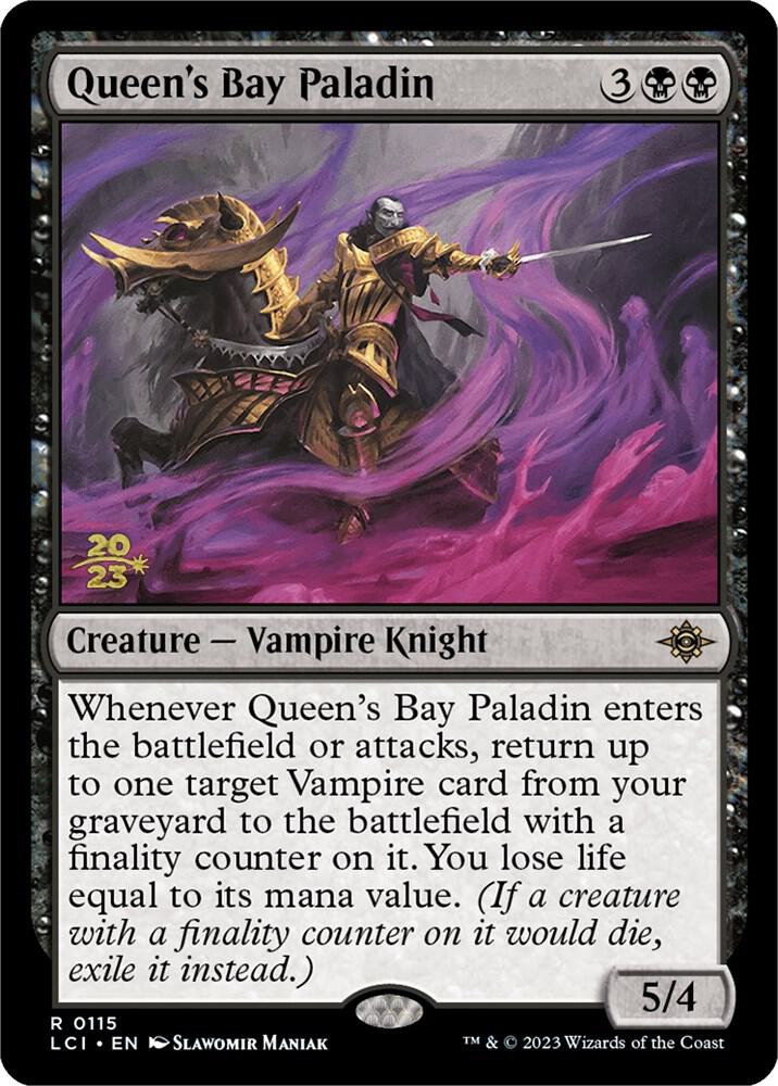 Queen's Bay Paladin 115 card from Prerelease Cards