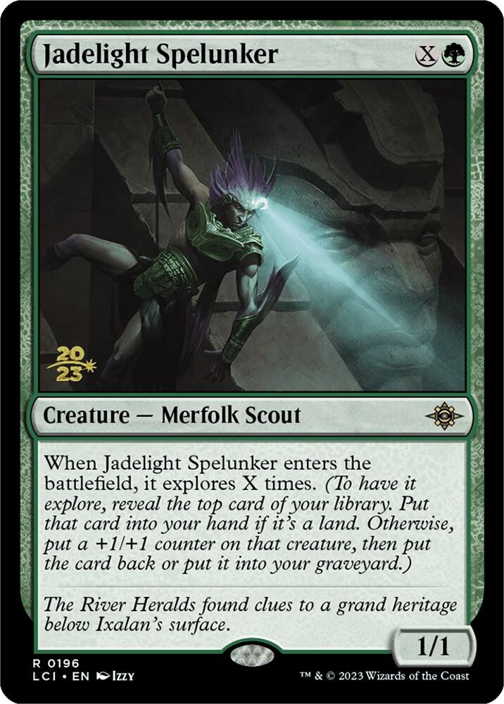 Jadelight Spelunker 196 card from Prerelease Cards