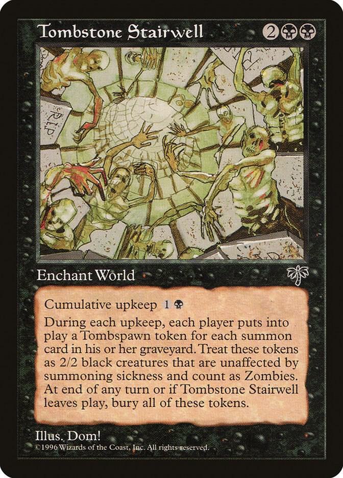 Tombstone Stairwell card from Mirage