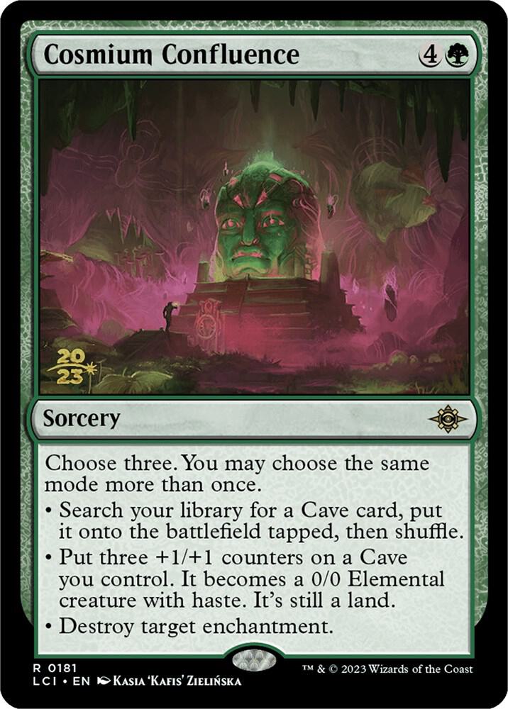 Cosmium Confluence 181 card from Prerelease Cards