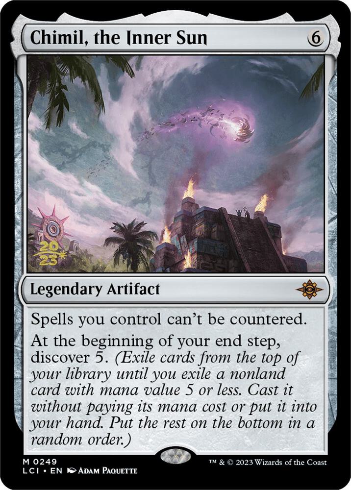 Chimil, the Inner Sun 249 card from Prerelease Cards