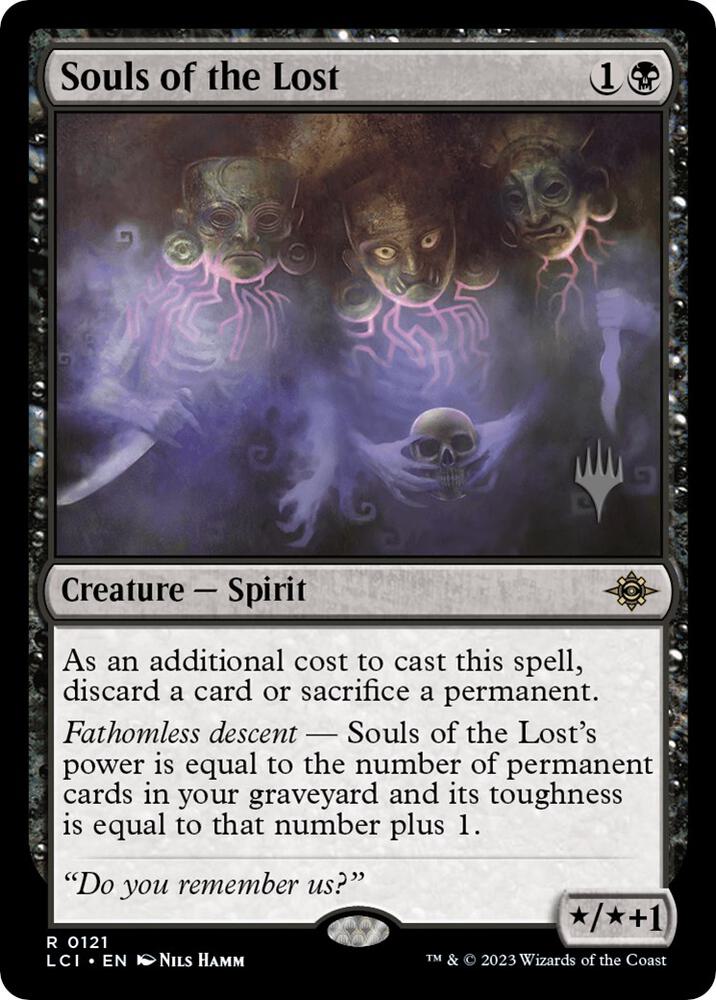 Souls of the Lost 121 card from Promo Pack: The Lost Caverns of Ixalan
