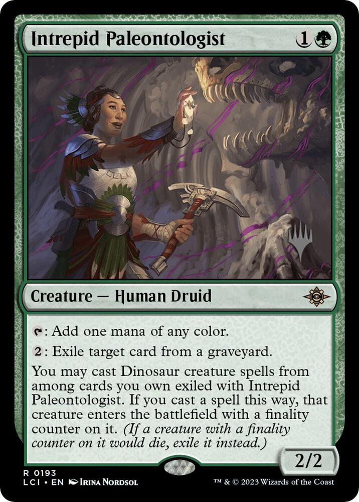 Intrepid Paleontologist 193 card from Promo Pack: The Lost Caverns of Ixalan