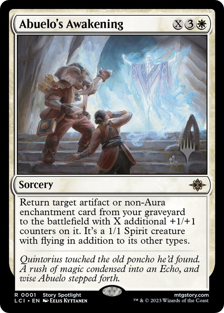 Abuelo's Awakening 1 card from Promo Pack: The Lost Caverns of Ixalan