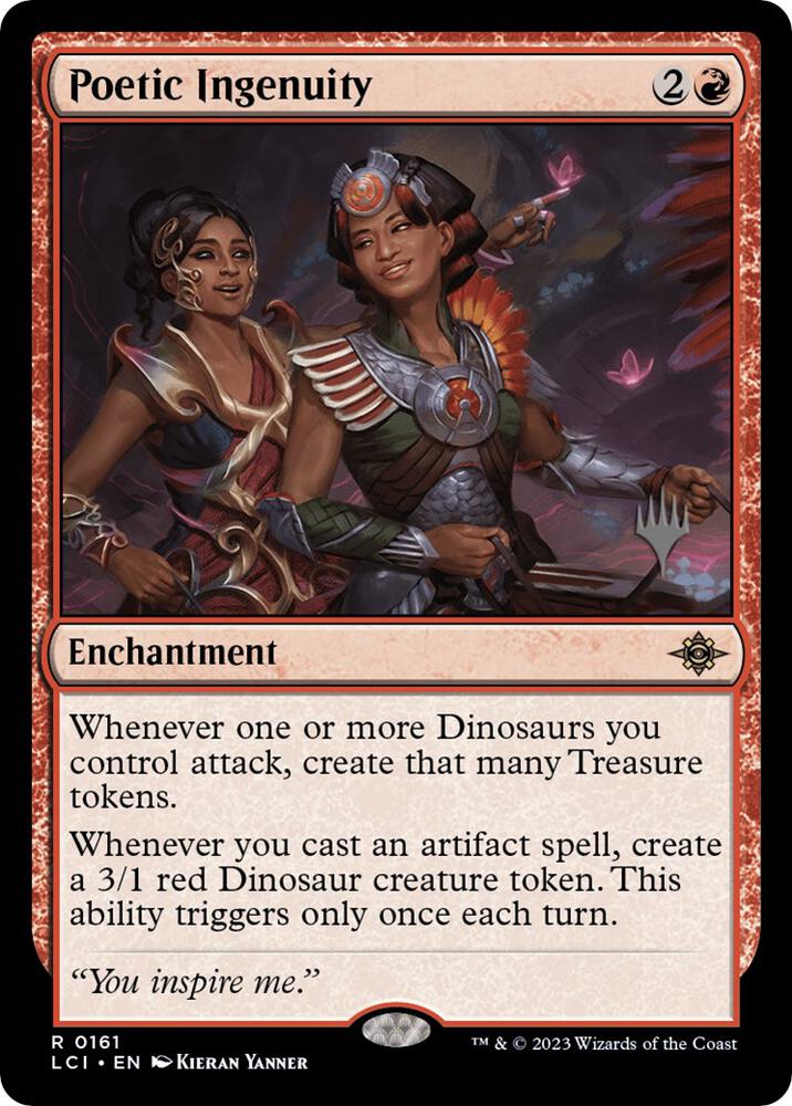 Poetic Ingenuity 161 card from Promo Pack: The Lost Caverns of Ixalan