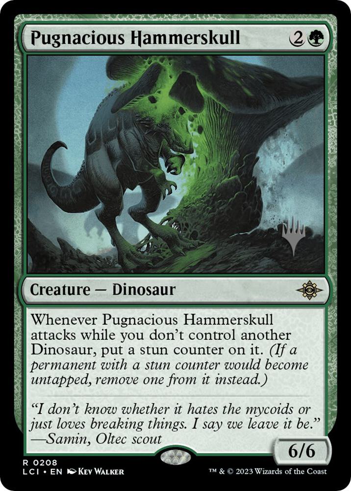 Pugnacious Hammerskull 208 card from Promo Pack: The Lost Caverns of Ixalan