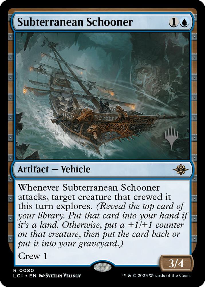 Subterranean Schooner 80 card from Promo Pack: The Lost Caverns of Ixalan