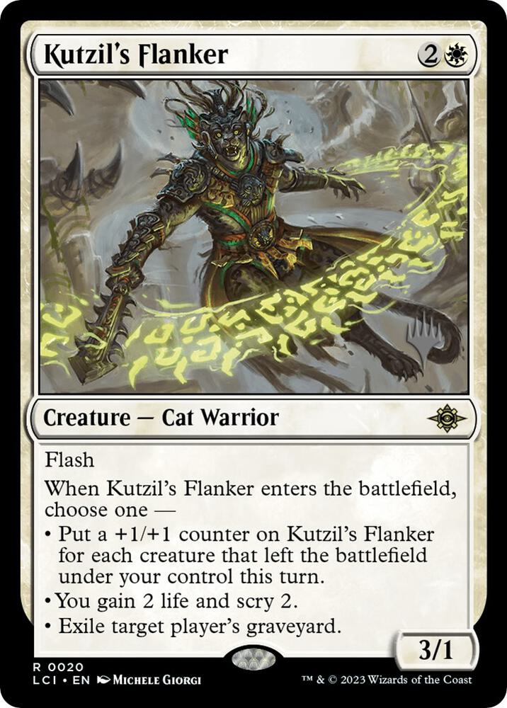Kutzil's Flanker 20 card from Promo Pack: The Lost Caverns of Ixalan