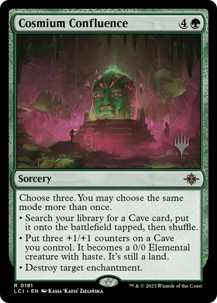 Cosmium Confluence 181 card from Promo Pack: The Lost Caverns of Ixalan