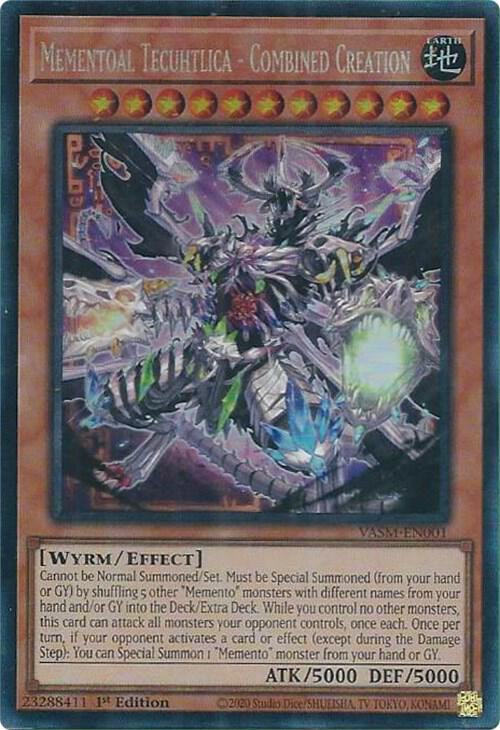 Mementoal Tecuhtlica - Combined Creation (CR) VASM-EN001 card from Valiant Smashers