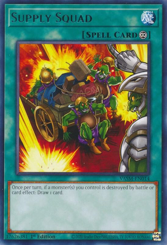 Supply Squad VASM-EN014 card from Valiant Smashers