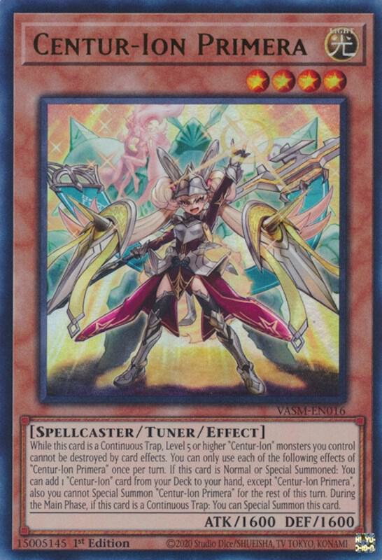 Centur-Ion Primera VASM-EN016 card from Valiant Smashers