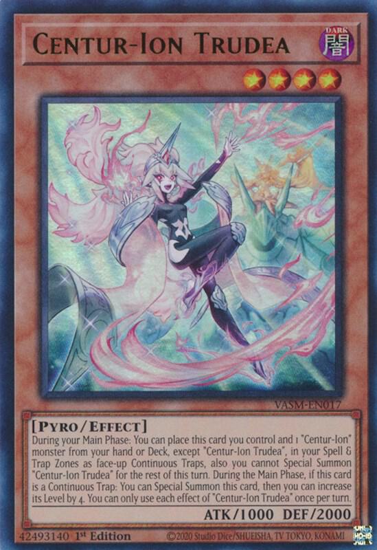 Centur-Ion Trudea VASM-EN017 card from Valiant Smashers