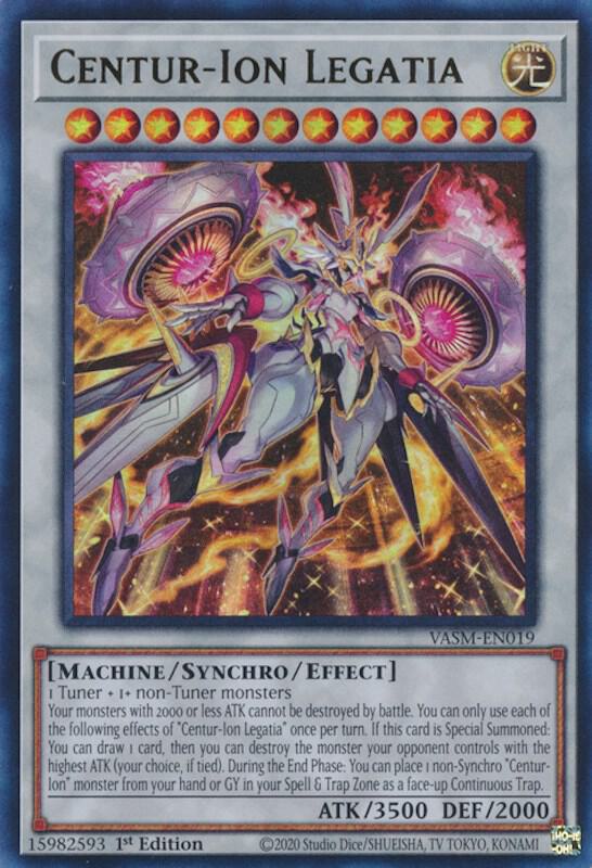 Centur-Ion Legatia VASM-EN019 card from Valiant Smashers