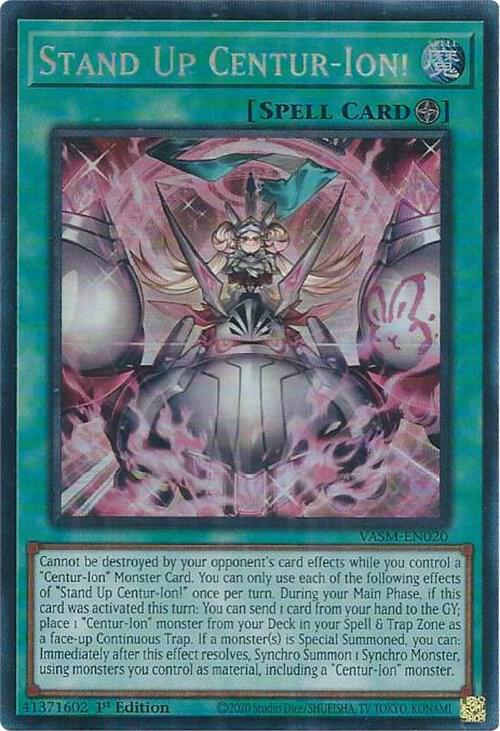 Stand Up Centur-Ion! (CR) VASM-EN020 card from Valiant Smashers
